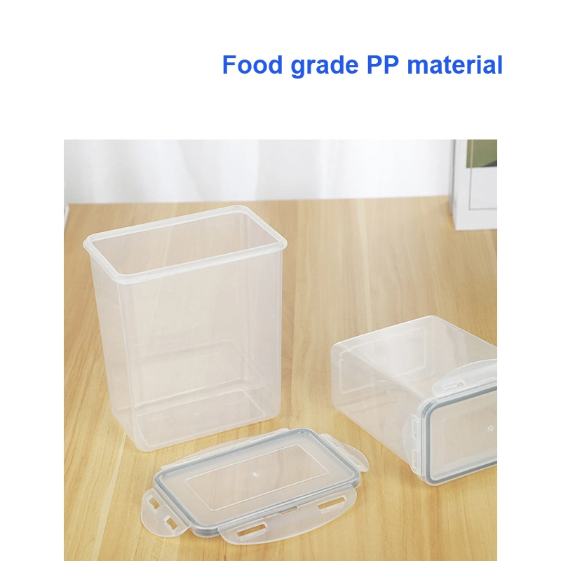 Factory Wholesales PP Crisper Household Plastic Container Preservation Box