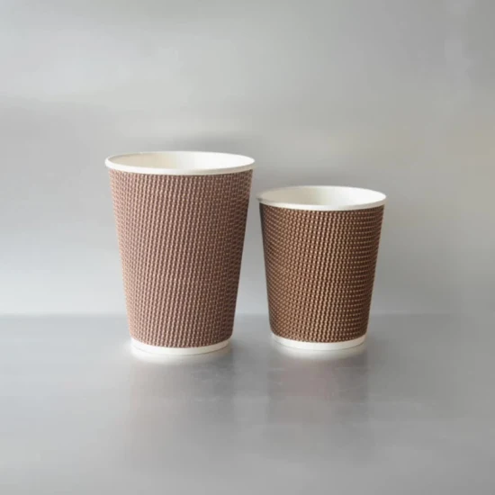 Ripple Wall Paper Cup/Hot Drinking/Coffee Cup Paper Cups